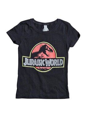 NWOT | Next Level Jurassic World T-Rex Logo Graphic T-Shirt | Size XS (3/4)